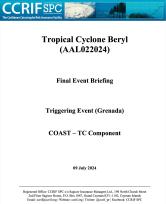 Final Event Briefing - TC Beryl - COAST - TC Component - Grenada - July 9, 2024