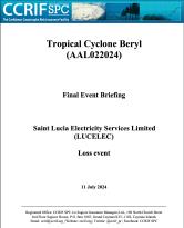 Final Event Briefing - TC Beryl - Loss event - Saint Lucia Electricity Services Ltd (LUCELEC) - July 11, 2024
