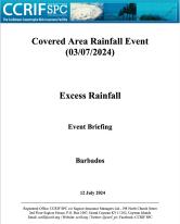 Event Briefing - Excess Rainfall - Covered Area Rainfall Event - Barbados - July 3 2024